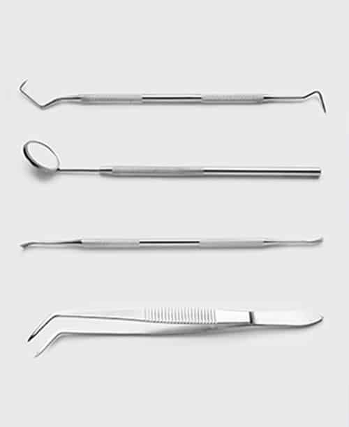 Group Of Dental Tools — Pain Free Dental Clinic In Moss Vale, NSW